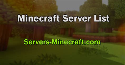 Minecraft Adult Server List 